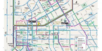 Dallas busz útvonalak térkép