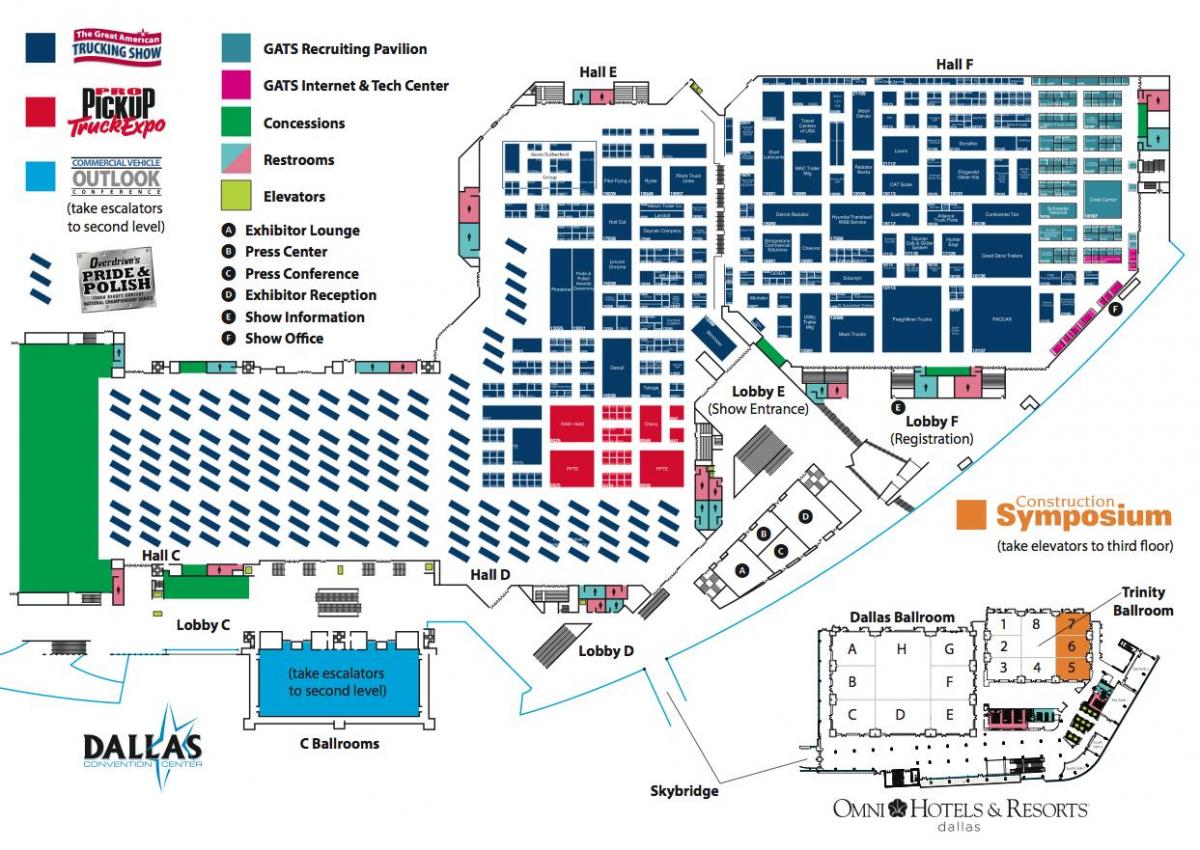 térkép Dallas convention center