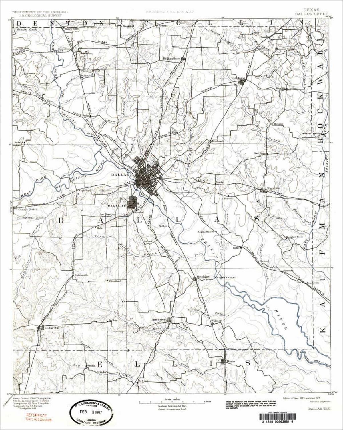 Dallas Texas térkép
