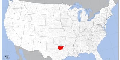 Dallas a térkép usa-ban