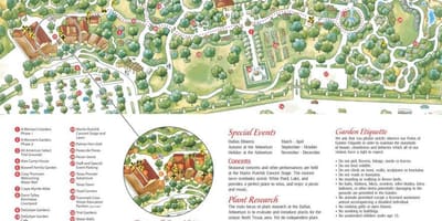 Térkép Dallas arborétum