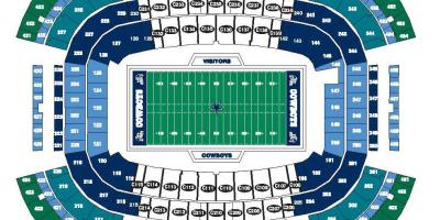 Cowboys stadion térkép