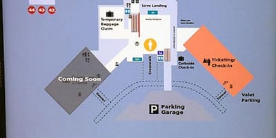 Dallas love field repülőtér térkép