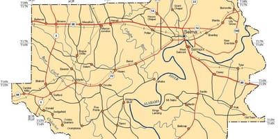 Térkép Dallas megye