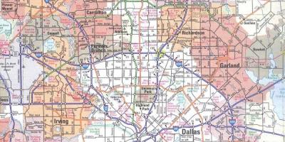 Térkép Dallas Texas területén