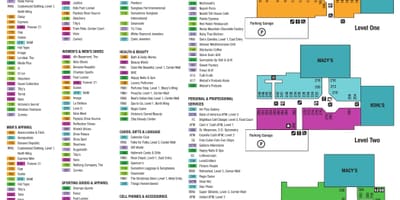 Dallas Galleria térkép